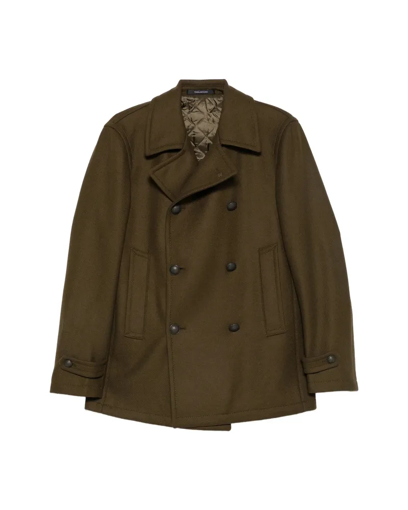 Tagliatore Double-breasted Buttoned Jacket Green