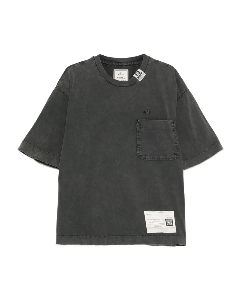 MIHARAYASUHIRO Logo-patch T-shirt Black
