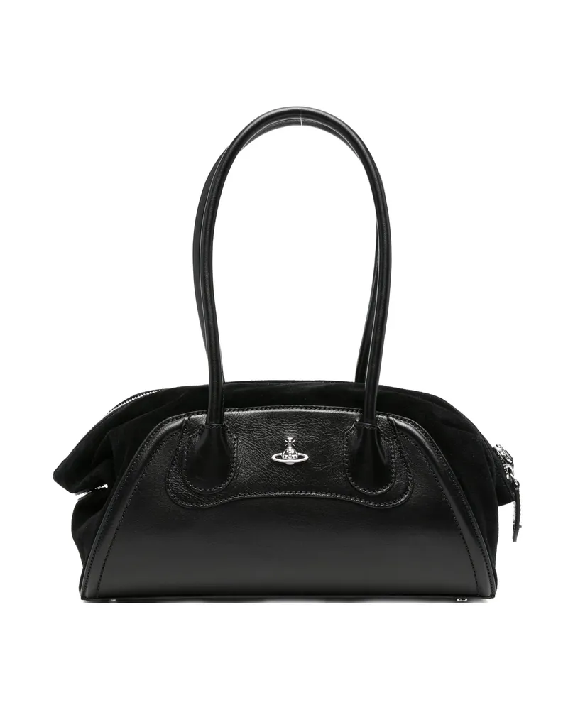 Vivienne Westwood Small Shirley Orb Shoulder Bag Black