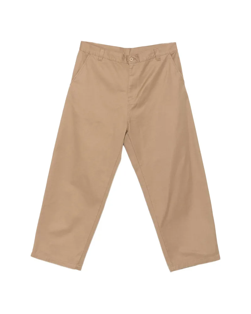 Carhartt WIP Brandy Logo-patch Trousers Neutrals