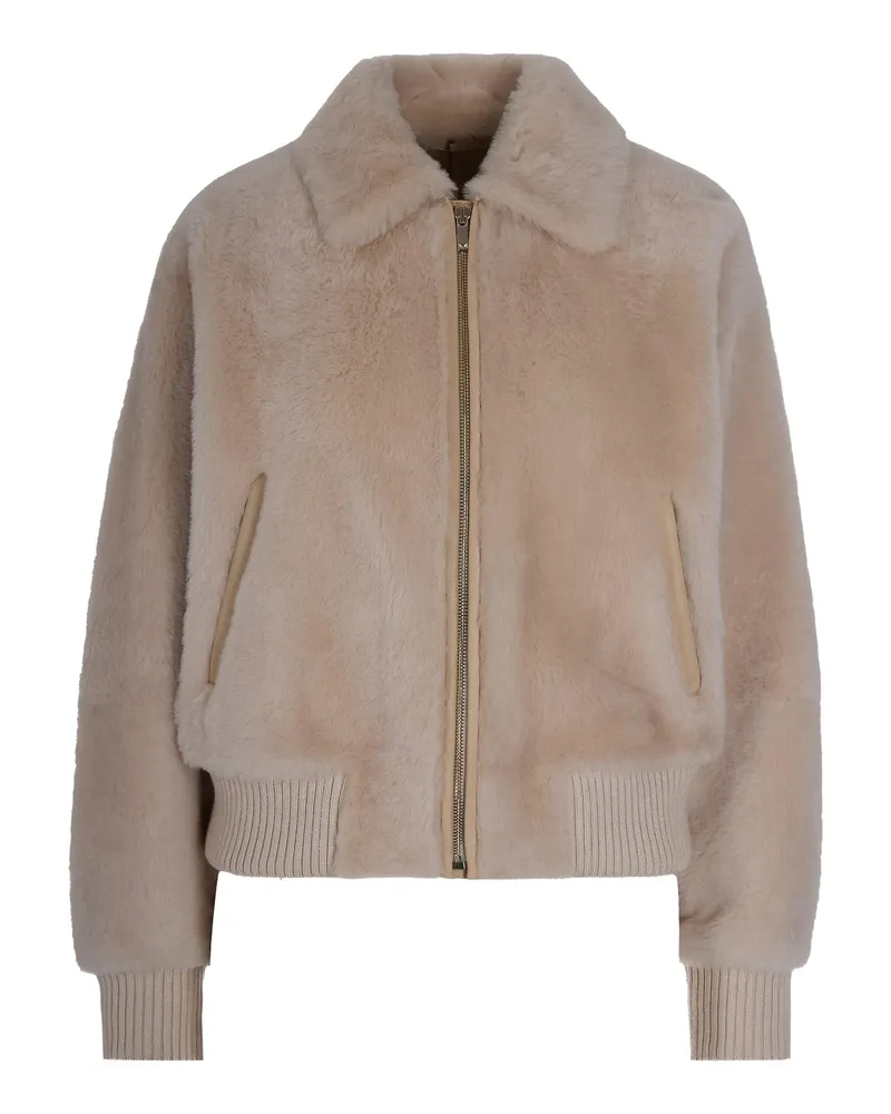 Max Mara Aloa Zip Jacket Neutrals