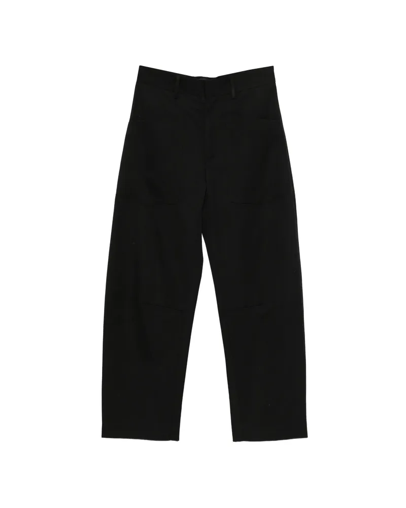Nili Lotan Patch Pocket Trousers Black
