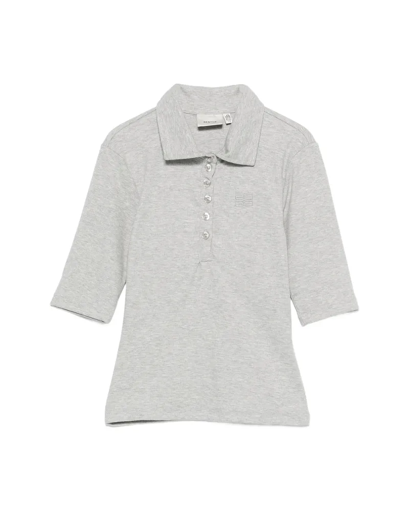 Gestuz Drew Short-sleeves Polo Shirt Grey