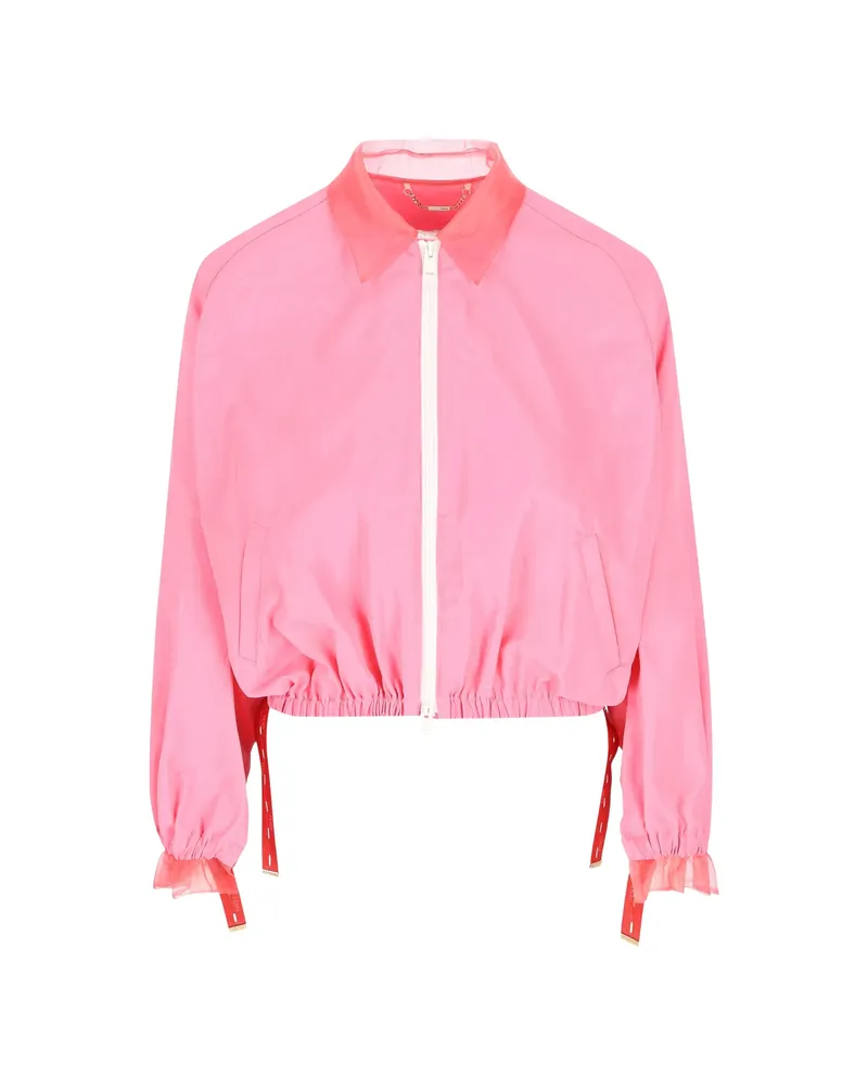 Fendi Pink Bomber Jacket Pink