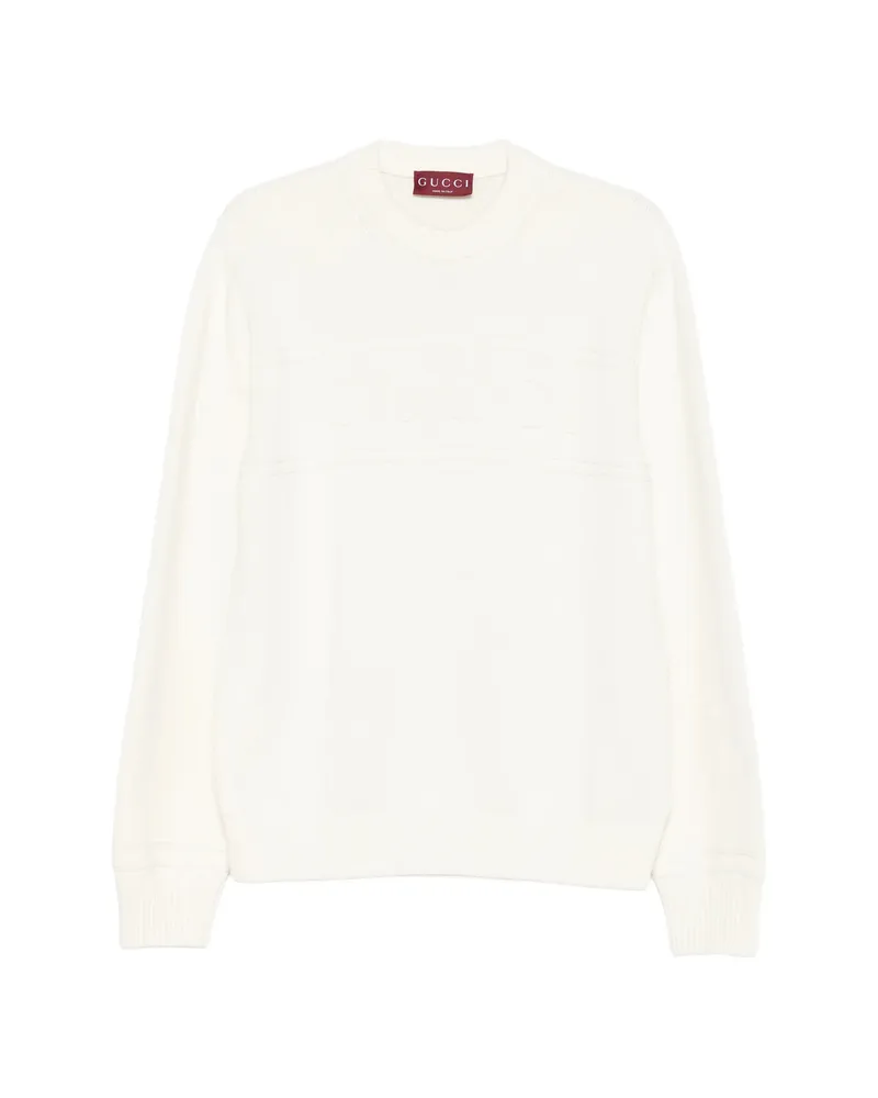 Gucci Logo-detail Sweater White