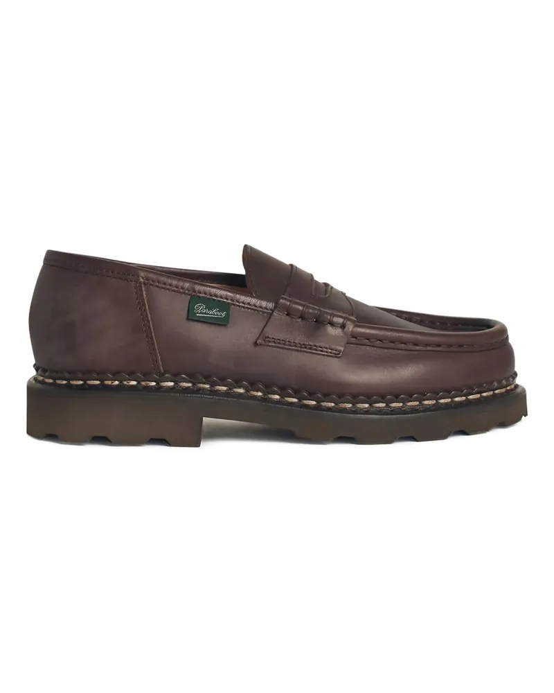 Paraboot Reims Leather Loafers Brown