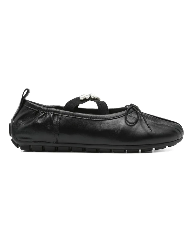 Simone Rocha Grip Ballet Flats Black