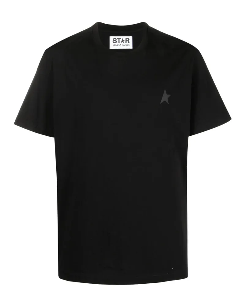 Golden Goose Star-print Cotton T-shirt Black