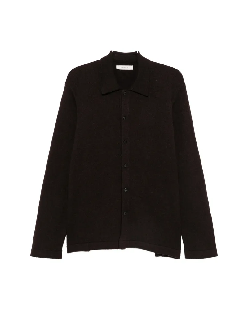 Umit Benan Winter Sunset Button-up Long-sleeve Cardigan Brown