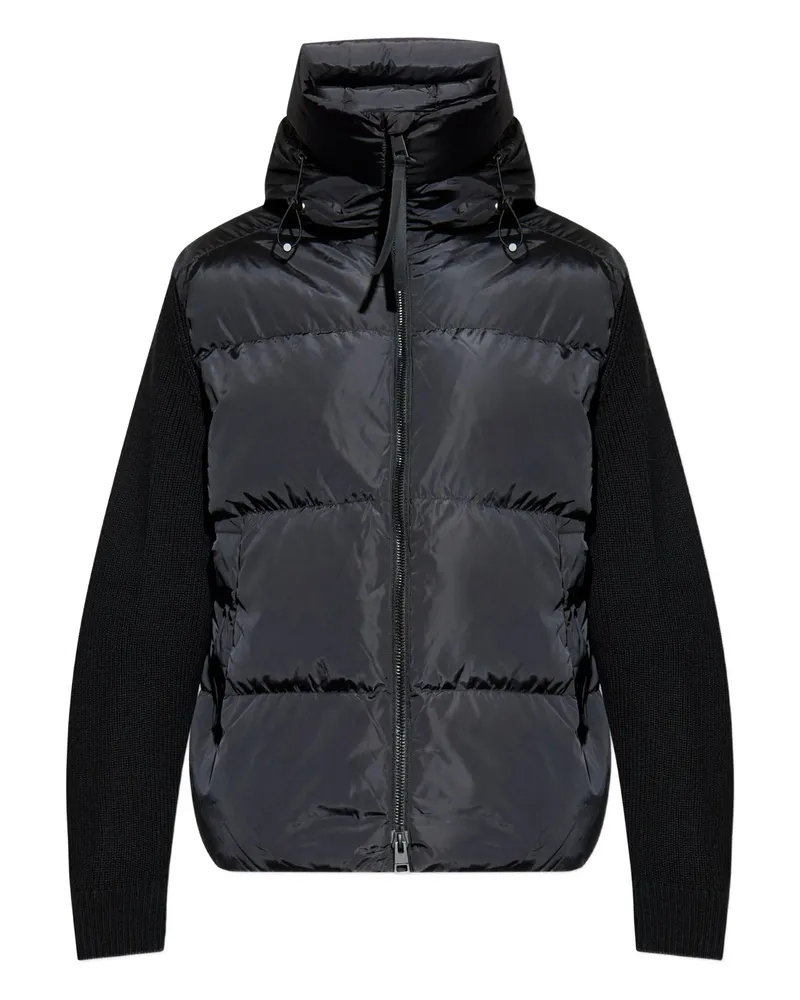 Canada Goose Quilted Hooded Padded Jacket Black
