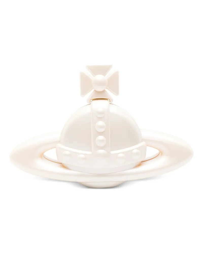 Vivienne Westwood 3D Orb Clutch BaG Neutrals