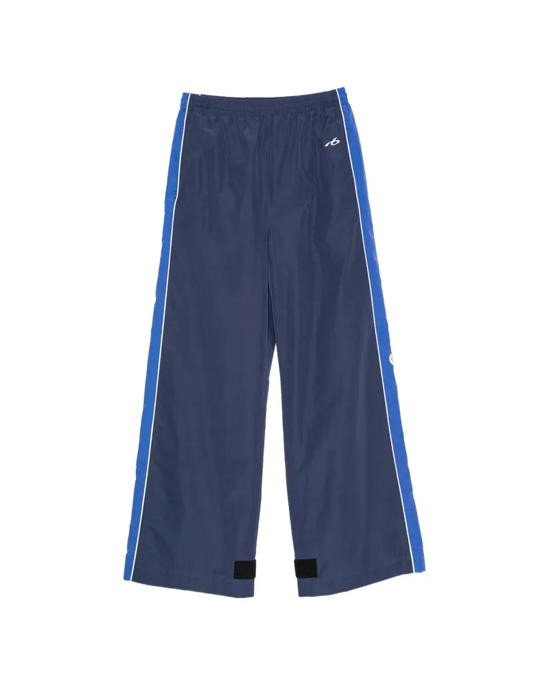Balenciaga Logo-detail Track Pants Blue
