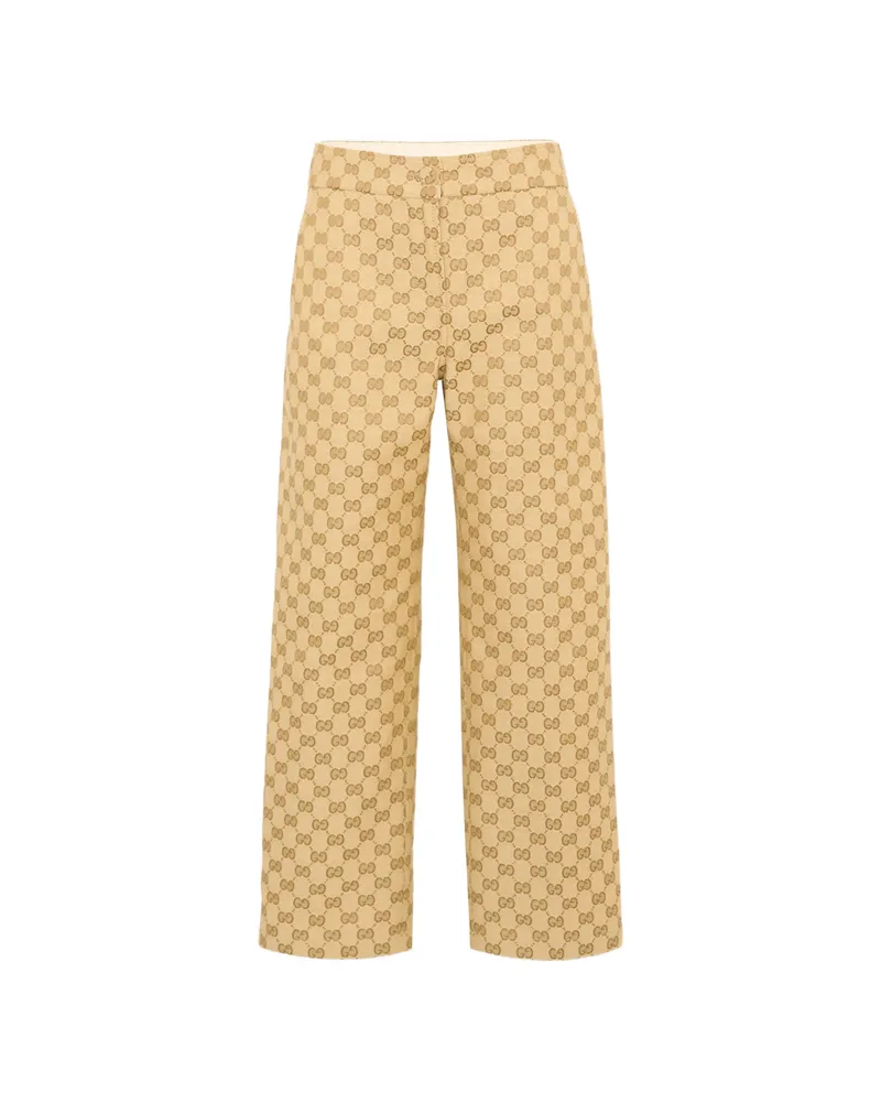 Gucci GG Supreme Trousers Neutrals