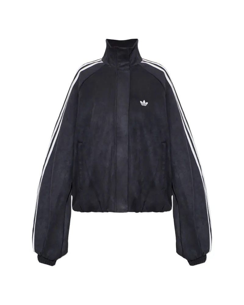 adidas Adilenium Season 6 Faux Suede Track Top Black