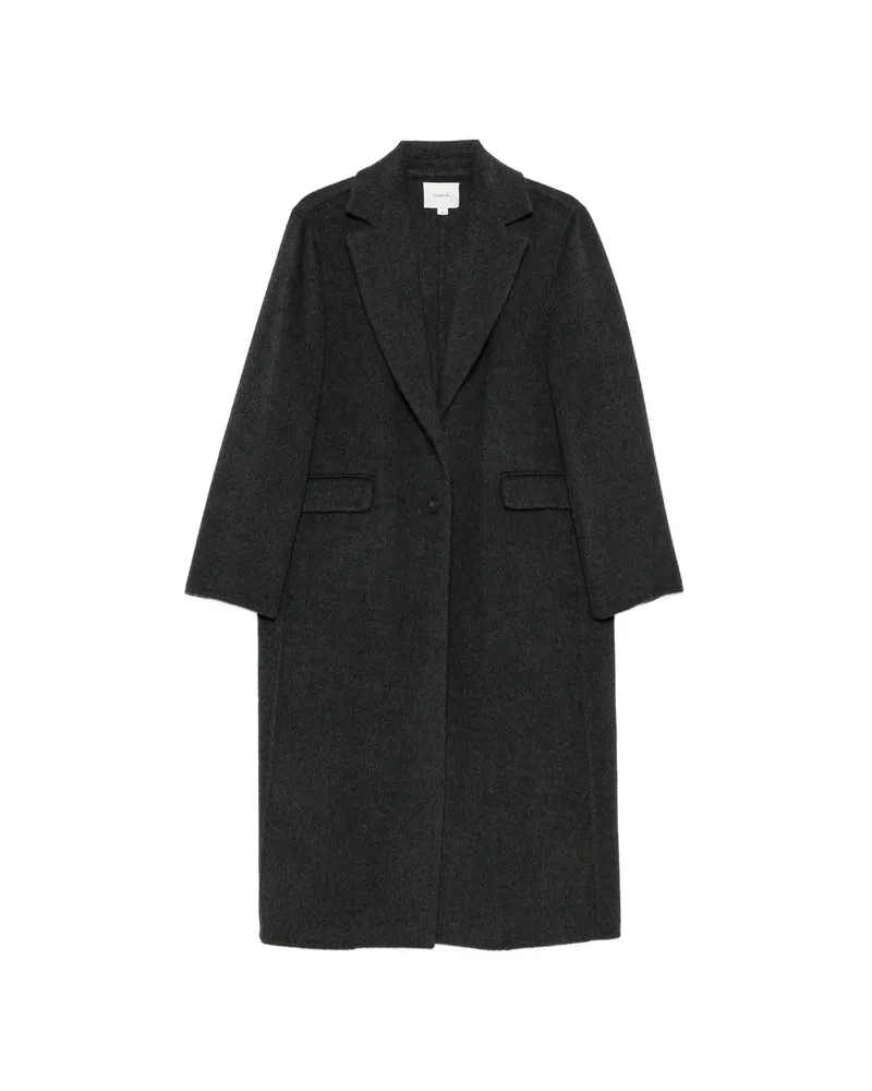 Vince Single-breasted Coat Grey