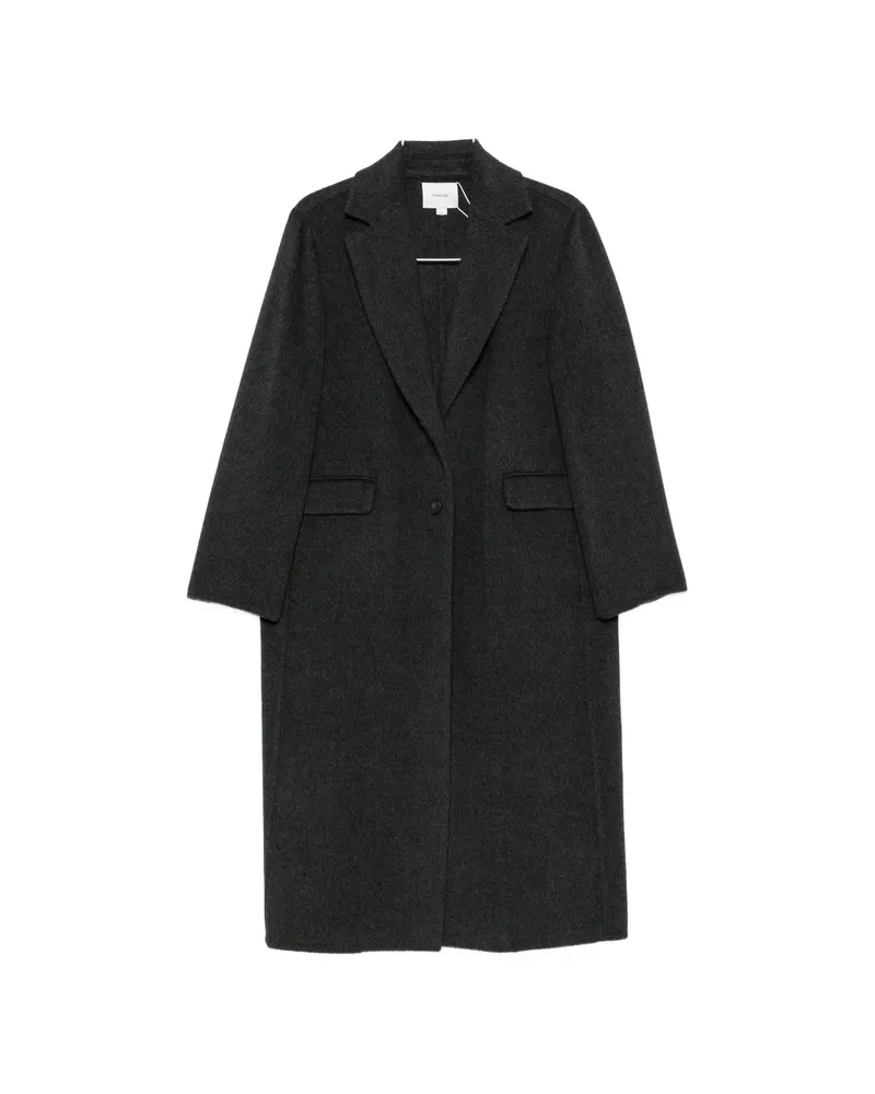 Vince Single-breasted Coat Grey
