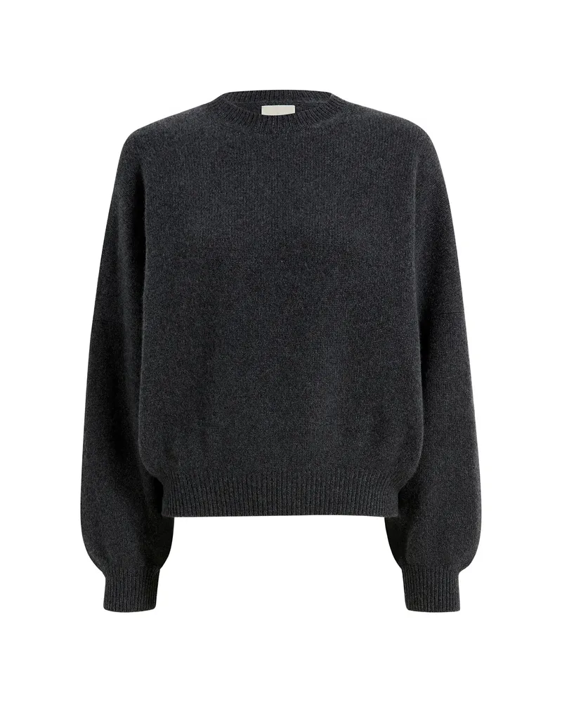 KHAITE Margaux Sweater In Charcoal Grey