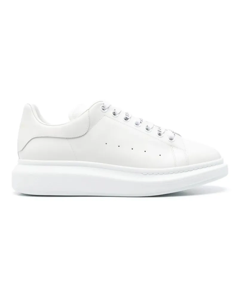 Alexander McQueen Oversized Leather Sneakers White