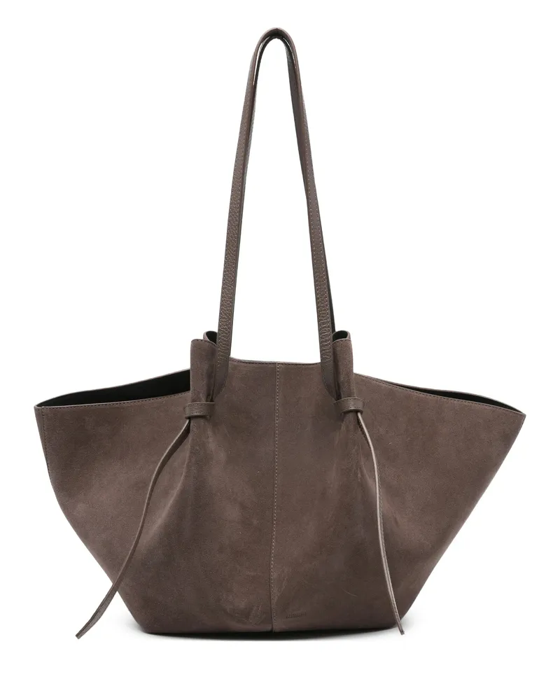 YUZEFI Large Mochi Tote Bag Brown