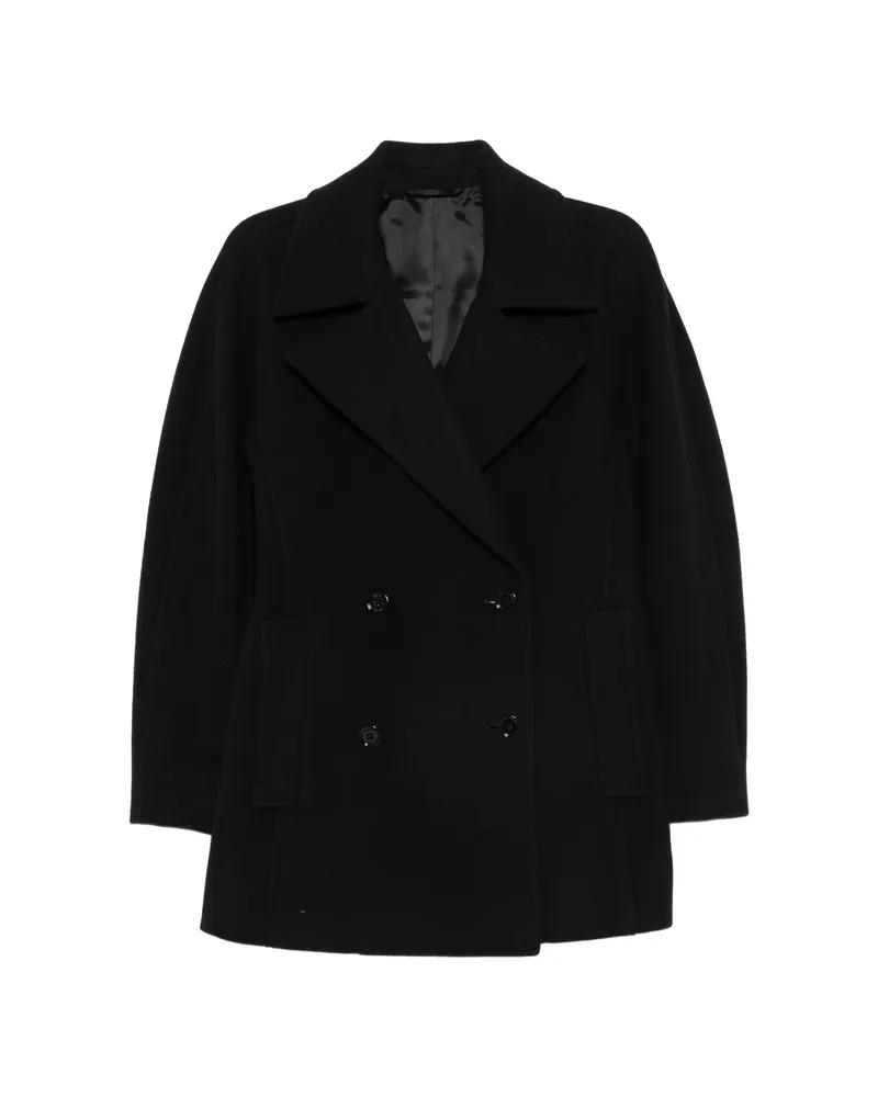 Totême Double-breasted Coat Black