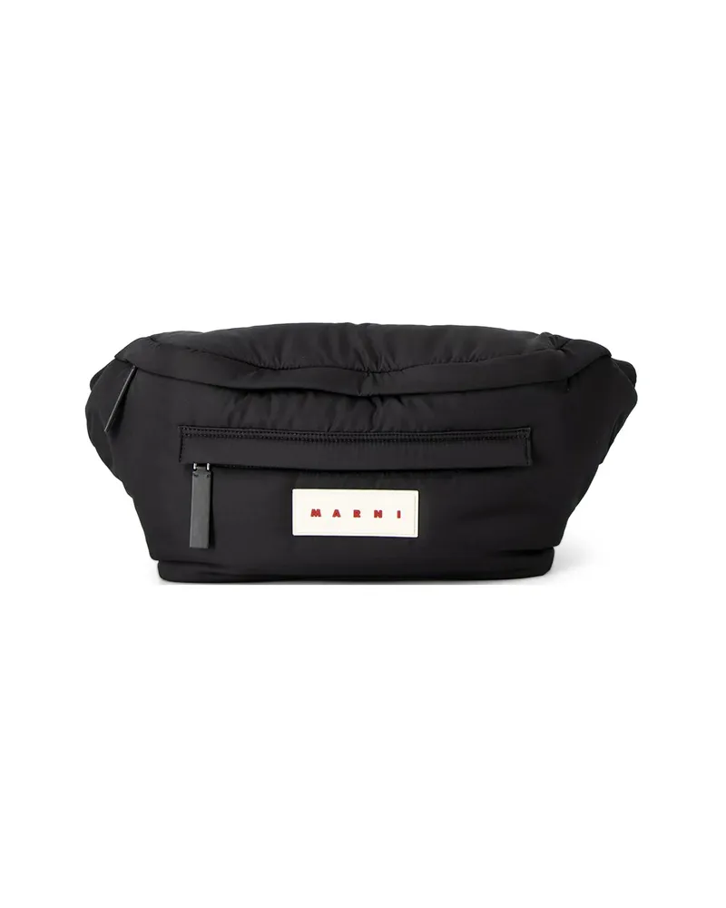 Marni Zip Belt Bag Black