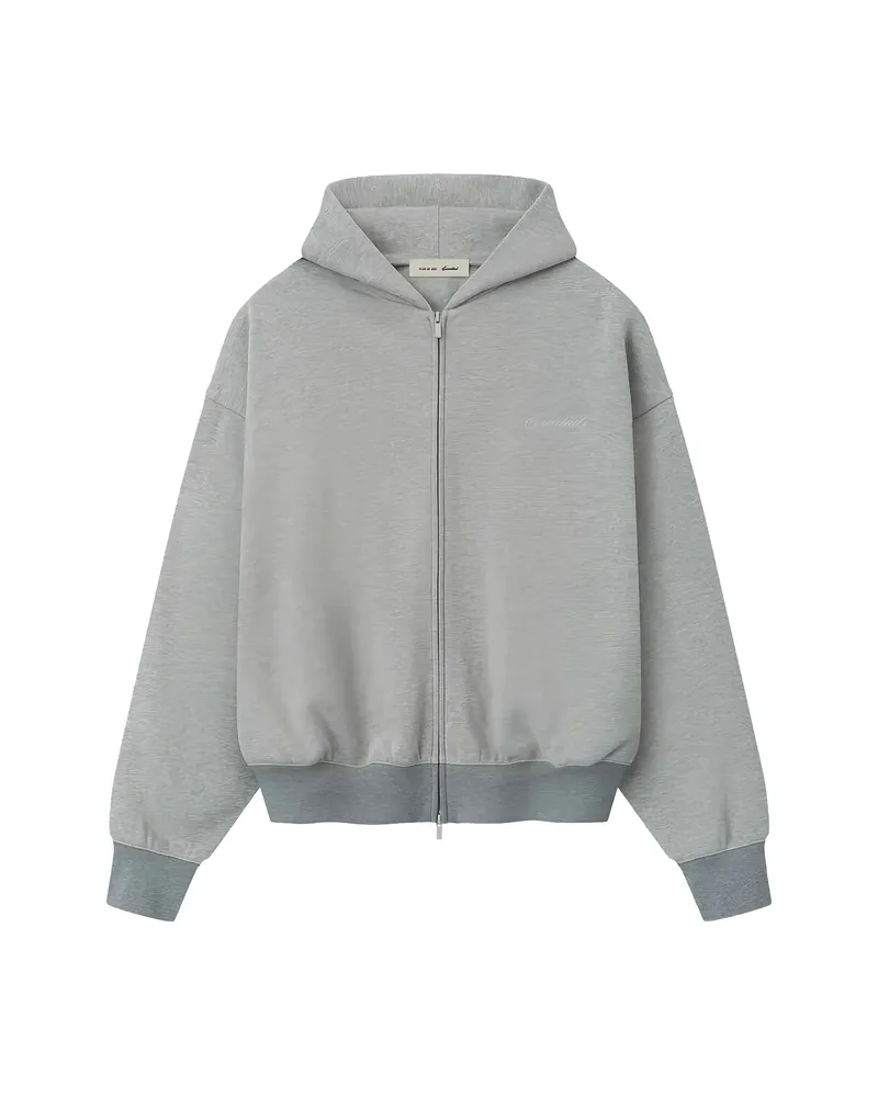 Fear of God Zip Hooded Sweatshirt Grey