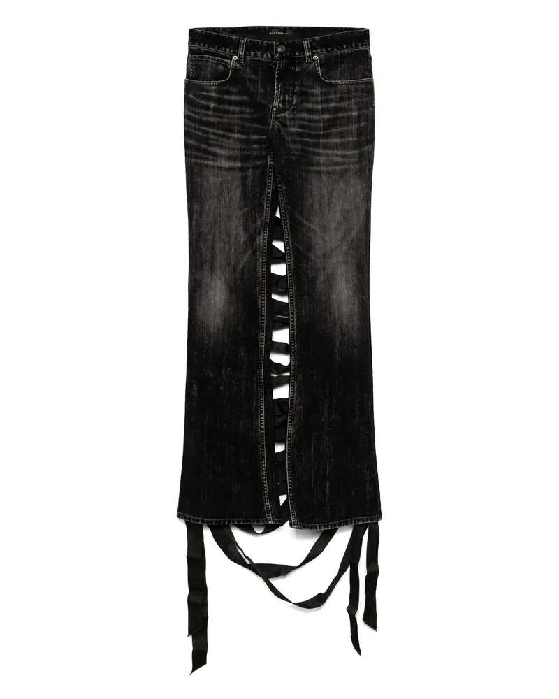 Balenciaga Lace-up Jeans Black