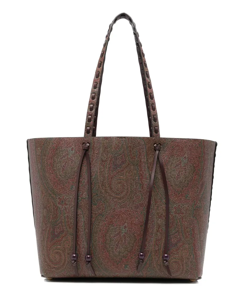Etro Paisley-jacquard Shoulder Bag Brown