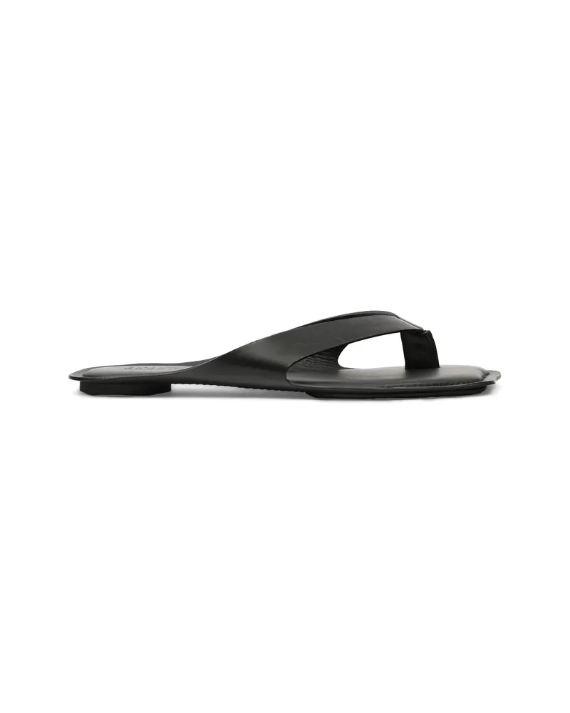 Maison Margiela Anatomic Leather Flip Flops Black