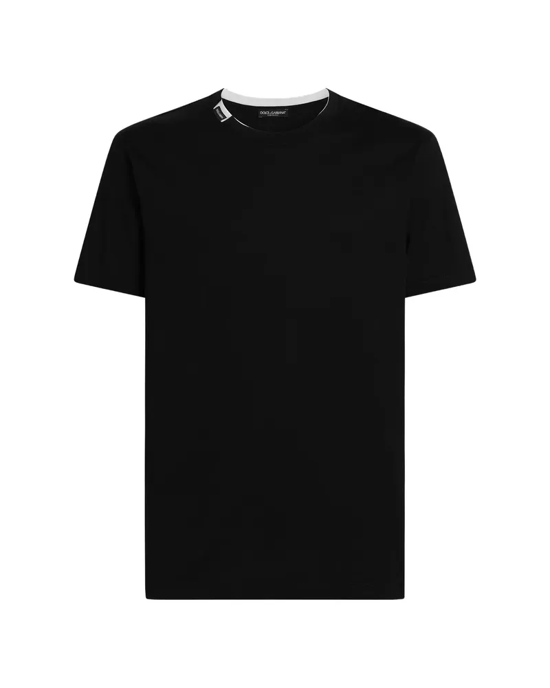 Dolce & Gabbana Cotton Jersey T-shirt Black