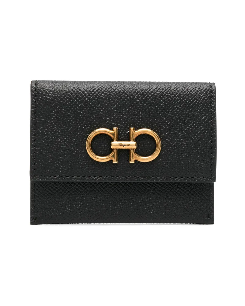 Ferragamo Gancini Card Holder Black