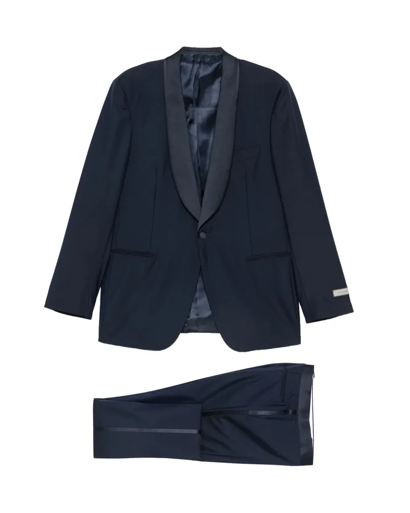 Canali Shawl-lapel Suit Blue