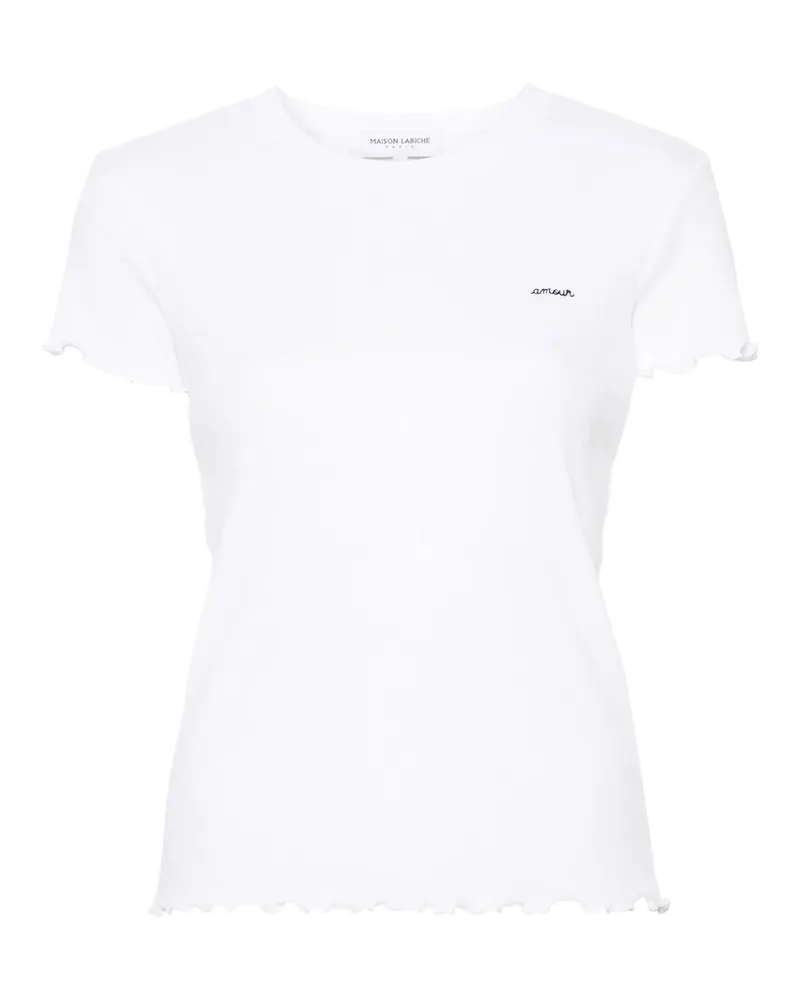 Maison Labiche Amour Folies T-shirt White