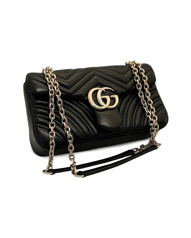 Gucci GG Marmont Chain-strap Shoulder Bag Black