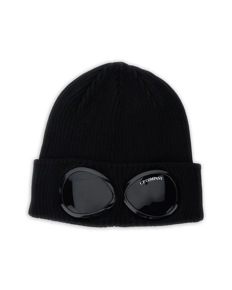 C.P. Company C. p. Company Goggle-detail Beanie Hat Black