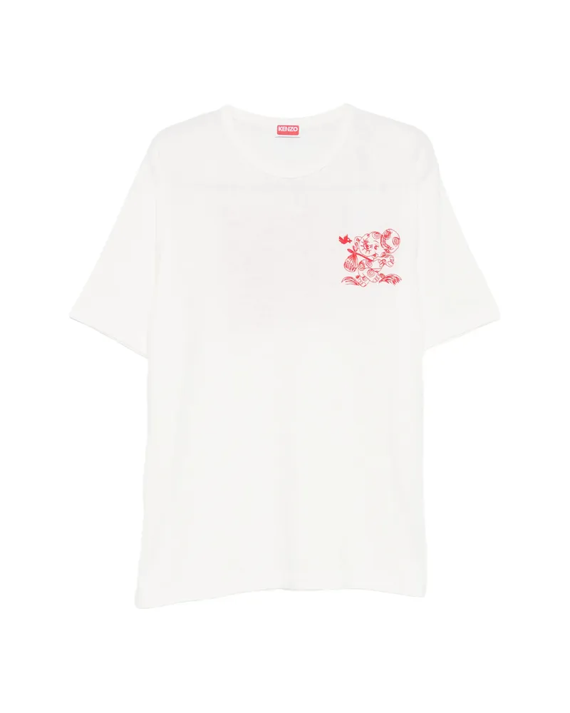Kenzo Print T-shirt White