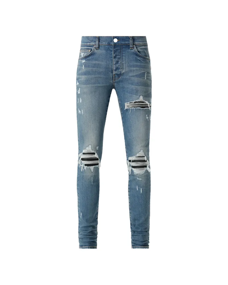Amiri MX1 Ripped Jeans Blue