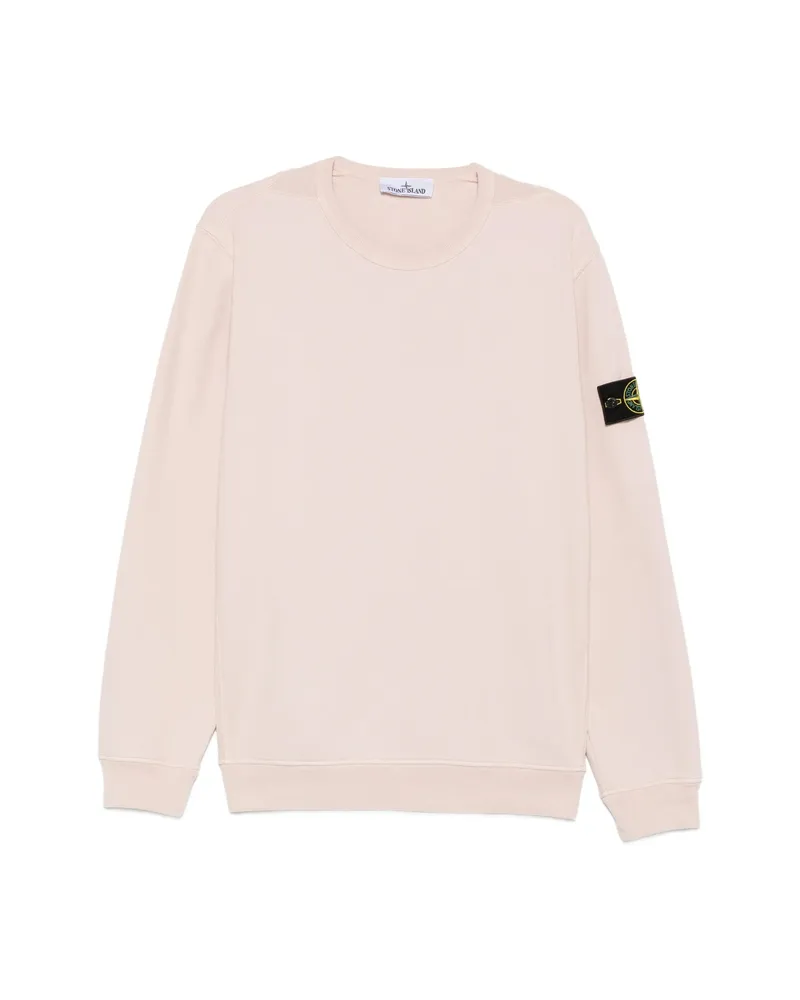 Stone Island Logo-patch Sweater Pink
