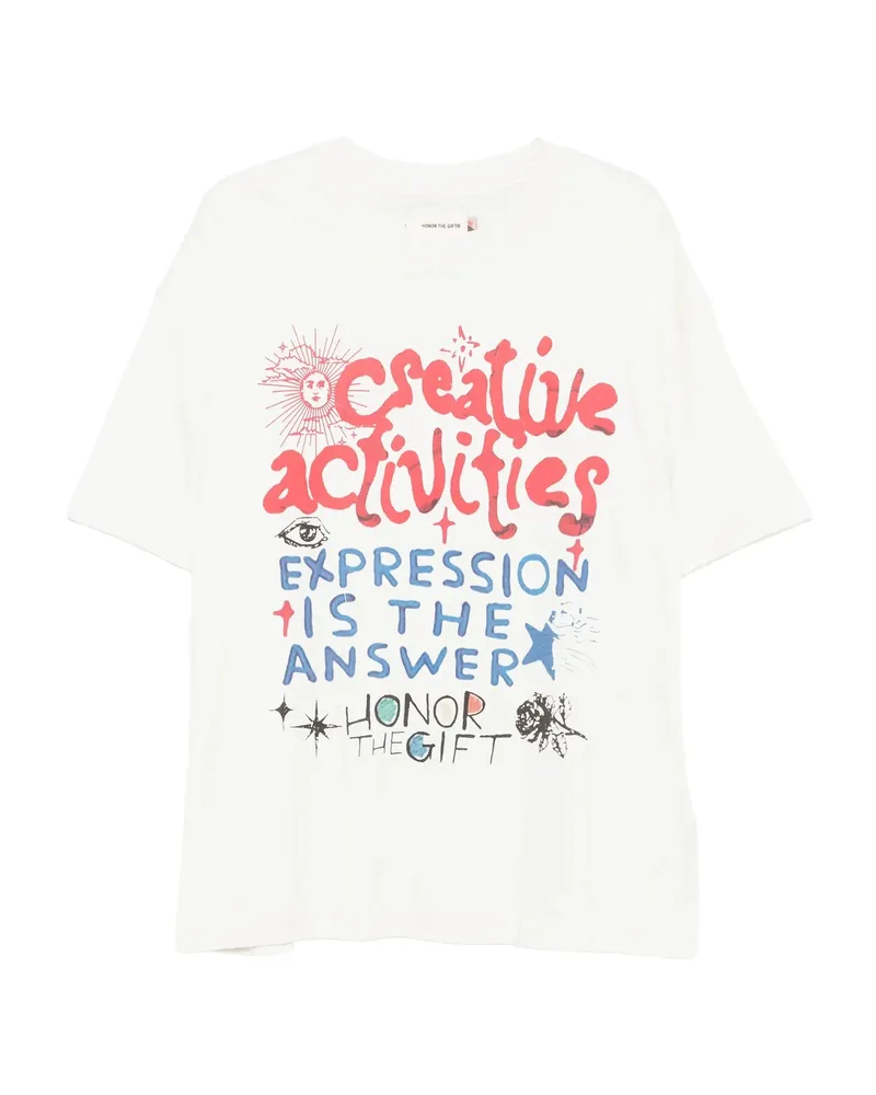 Honor The Gift Graphic-print T-shirt White