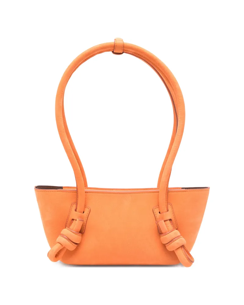 HEREU Mini Fleca Knot-detail Shoulder Bag Orange