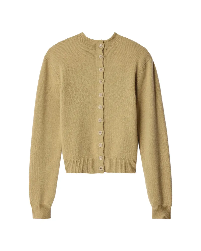 Christophe Lemaire Reversible Buttoned Sweater In Cashmere Neutrals