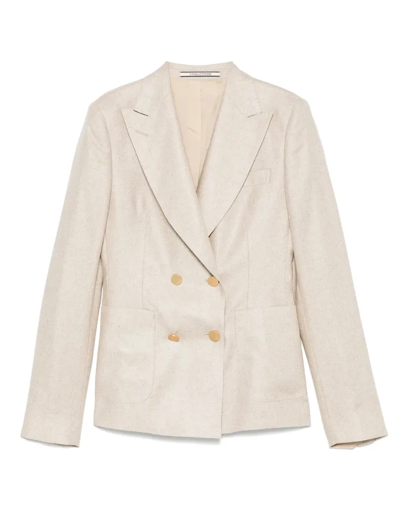 Tagliatore Double-breasted Blazer Neutrals