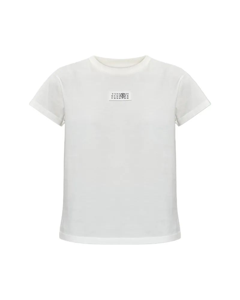 Maison Margiela Logo-patch T-shirt White