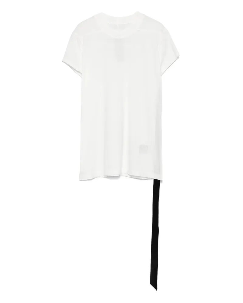 DRKSHDW by Rick Owens Short-sleeve Draped-hem Top White