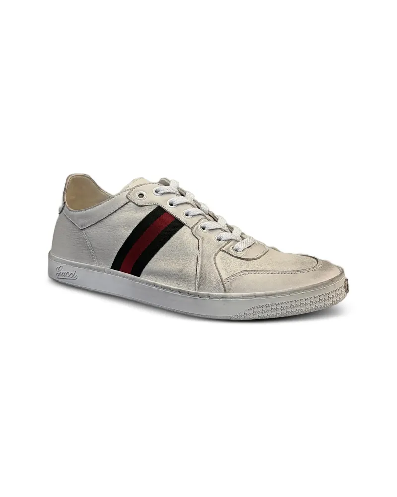 Gucci Leather Sneakers White