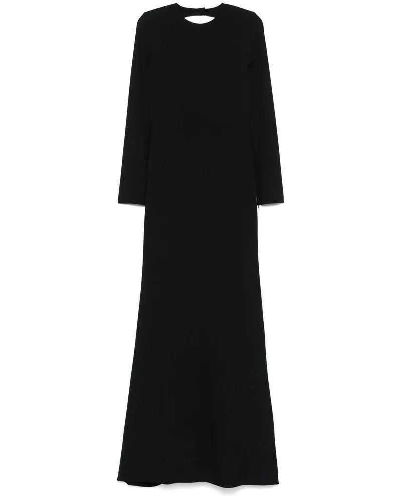 Gucci Open-back Maxi Dress Black