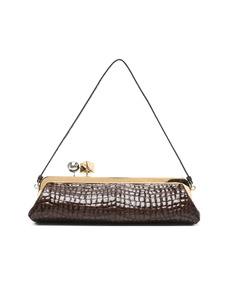 Jacquemus La Salon Clutch Bag Brown