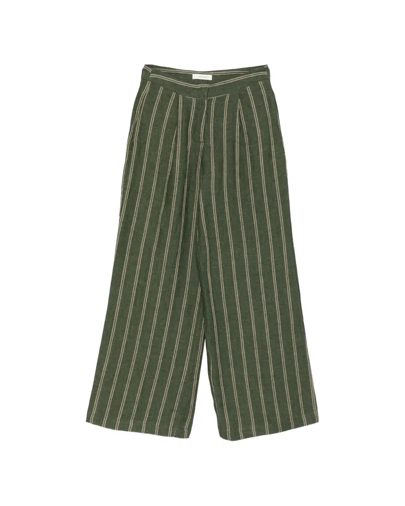 JcSophie Leroy Striped Palazzo Pants Green
