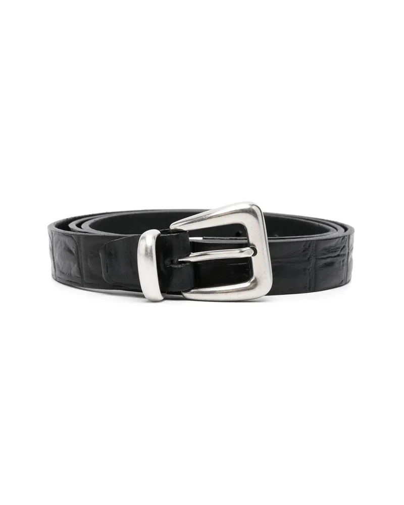 ERALDO Leather Belt Black