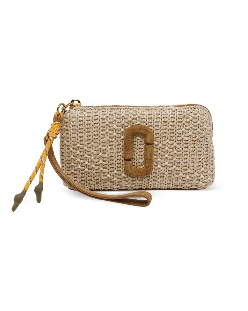 Marc Jacobs Woven Clutch Bag Neutrals